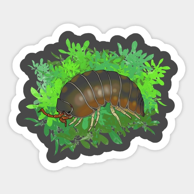 Roly Poly Sticker by pencilnekarts